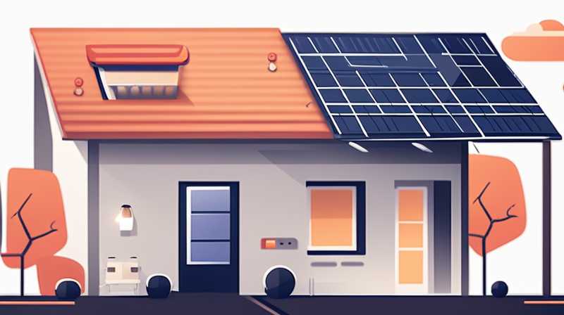 How many degrees should the home solar panel be set to?