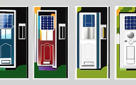 How to connect the solar wall light to the main door