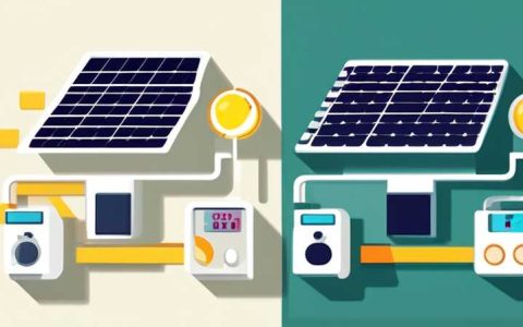 How to use electricity with four solar panels
