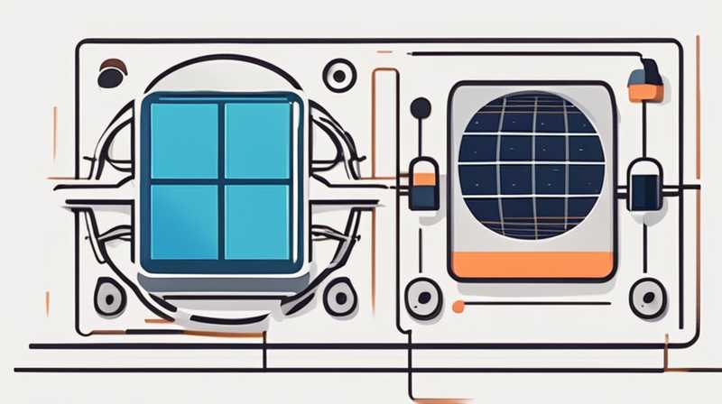 How to convert 12V solar energy to 220V