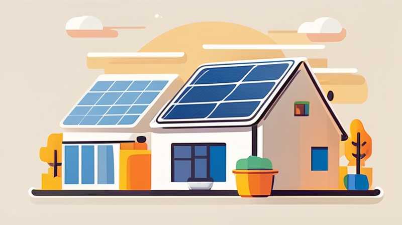 How can solar energy complement the mains electricity?