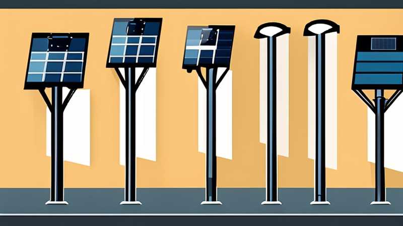 How many watts is a 4 meter wide solar street light