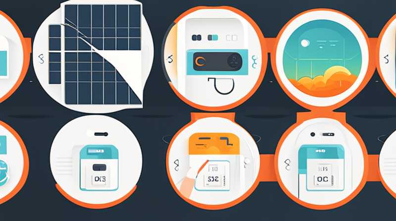 How to use solar remote control panel