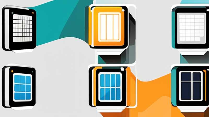 How to connect 4-core and 2-core solar panels