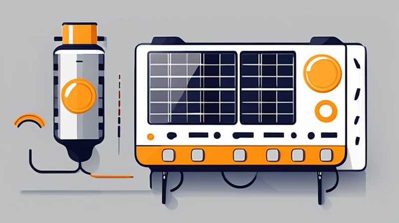 How to make blades into solar power generators