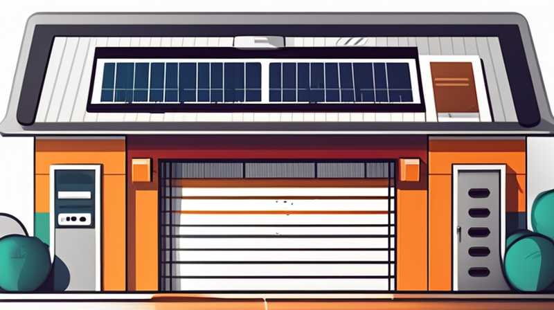 How much does a solar automatic garage cost