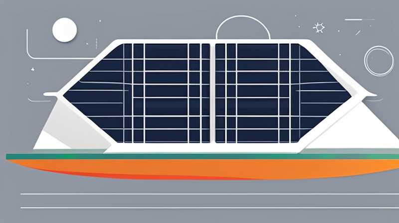 How much is the largest solar boat