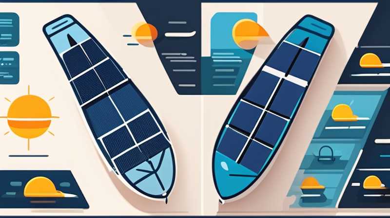 How to install solar panels on sports boats