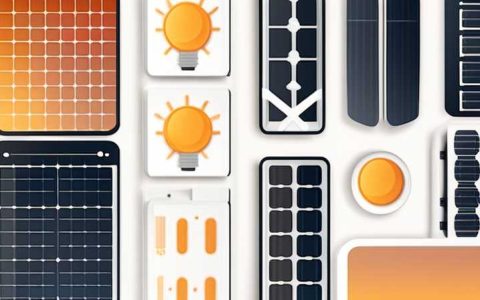 What are the lights on the solar panels?