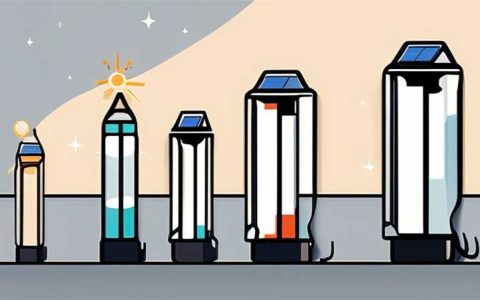 How to choose the size of solar column lights