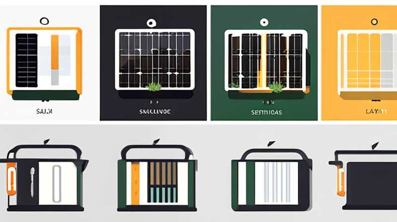 How to connect solar lawn lights to long-distance power supply