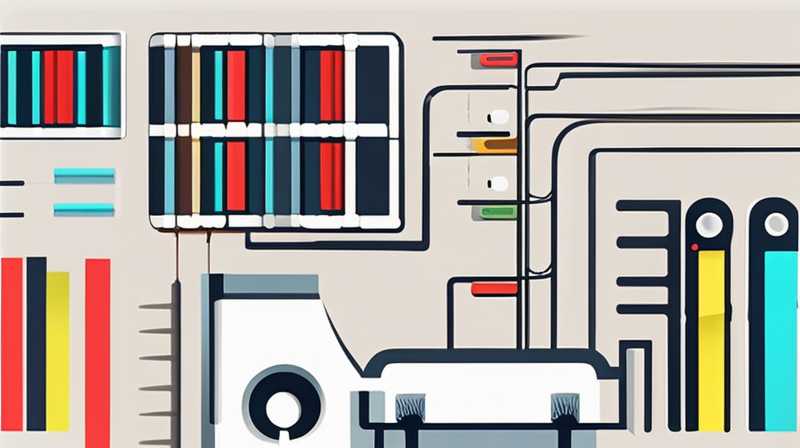 Cómo cablear el motor de almacenamiento de energía del panel