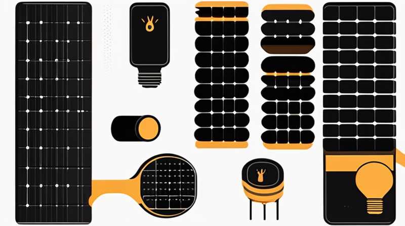 How to connect a solar cell light bulb