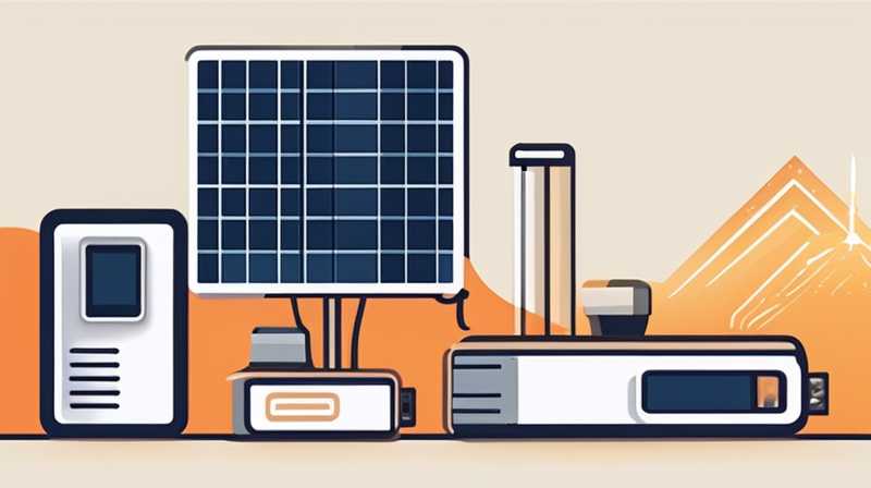 What equipment do you need for solar charging?