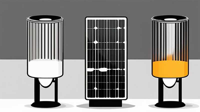 How to connect a small table lamp to solar energy