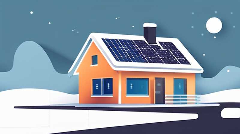 What to do with home solar energy in winter