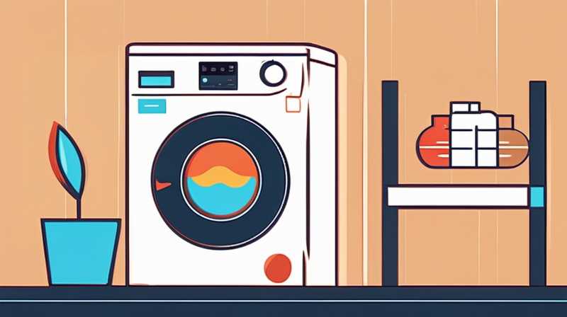 How to place a washing machine with solar energy