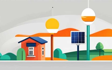 How to fix the solar lamp pole