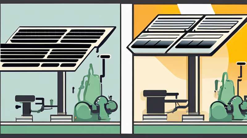 How to install solar panels after they have been dismantled