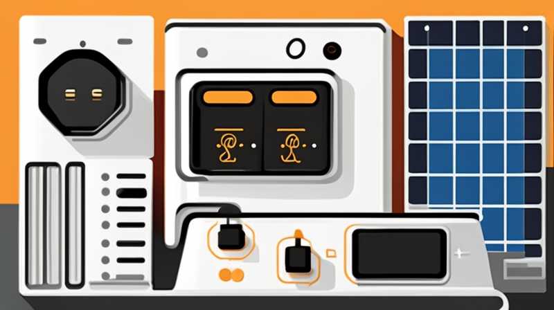 How to plug solar panels into the controller