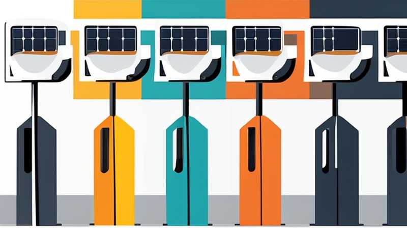 How many watts is a six-meter long solar street light