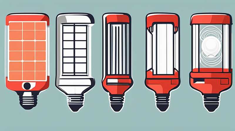 How to disassemble and repair solar lamp head