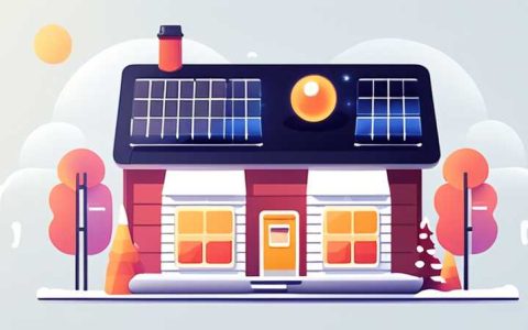 How to keep warm with solar panels in winter