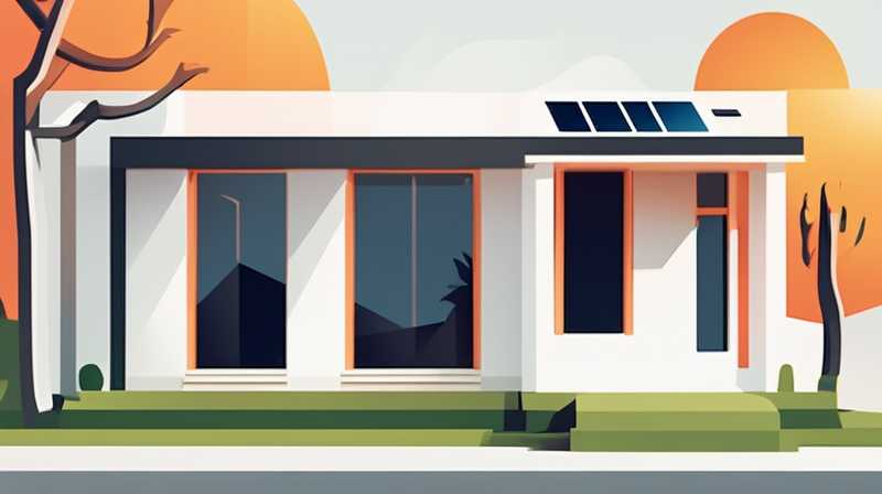 Where to put solar energy when building a villa