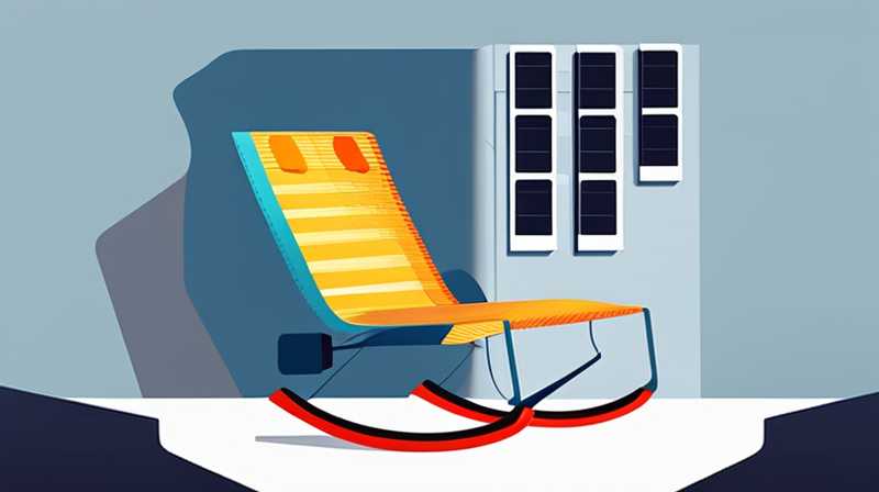 What are the disadvantages of solar rocking chairs?