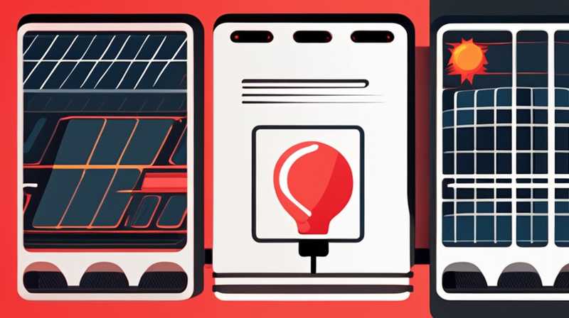 How to connect the two red wires of solar energy