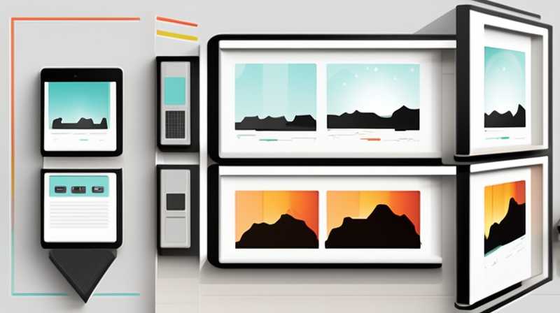 How to place the wall mounted solar media