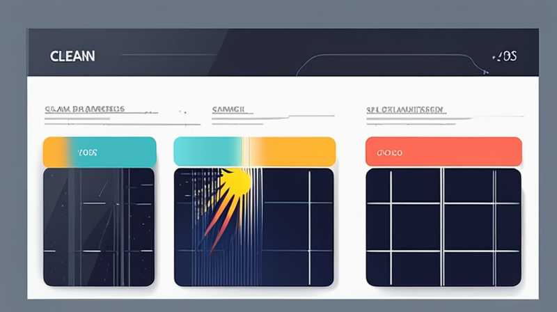 How to clean solar display panels