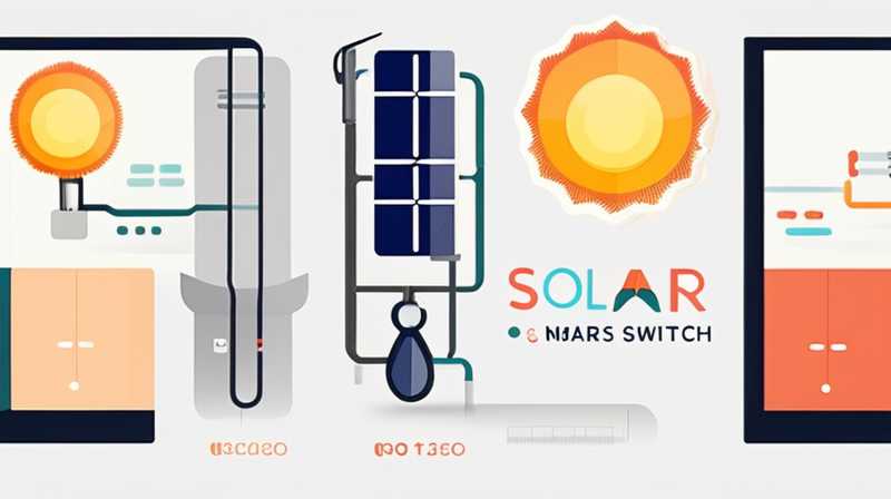 What should I do if the solar switch is broken?