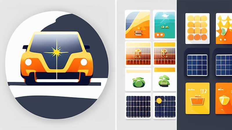 How to change the fragrance sheet of car solar energy