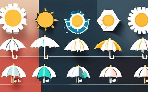 How to turn on the light of a solar umbrella