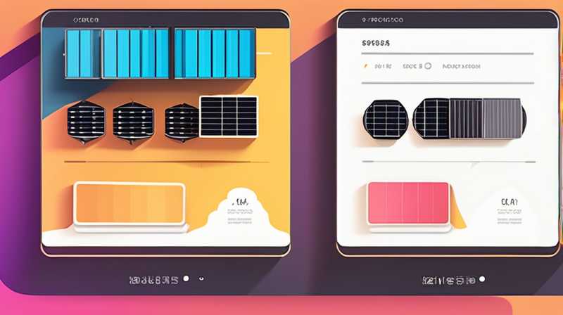 Which solar panel is up and which is down?