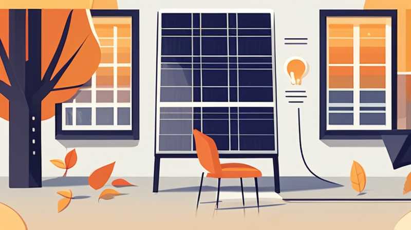 How to set up solar energy in autumn