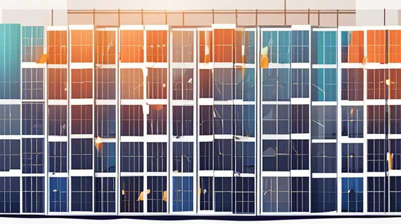 How to fix solar panels on high floors