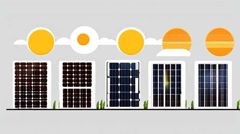 How are solar panels generally installed?