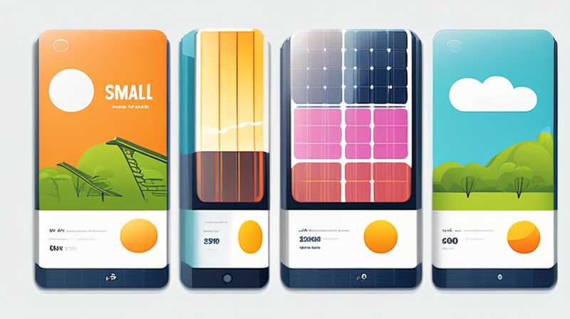 What are the small solar products?