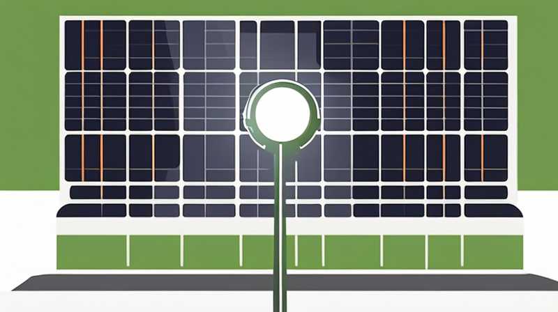 How to connect the long light effect solar light