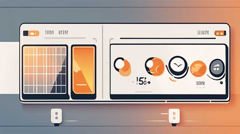 How long does it take to turn on the solar panel after cleaning?