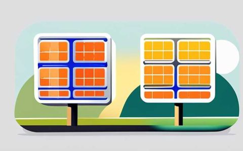 What kind of lights are used for solar panels