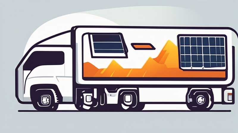 How to install solar energy on the roof of a truck