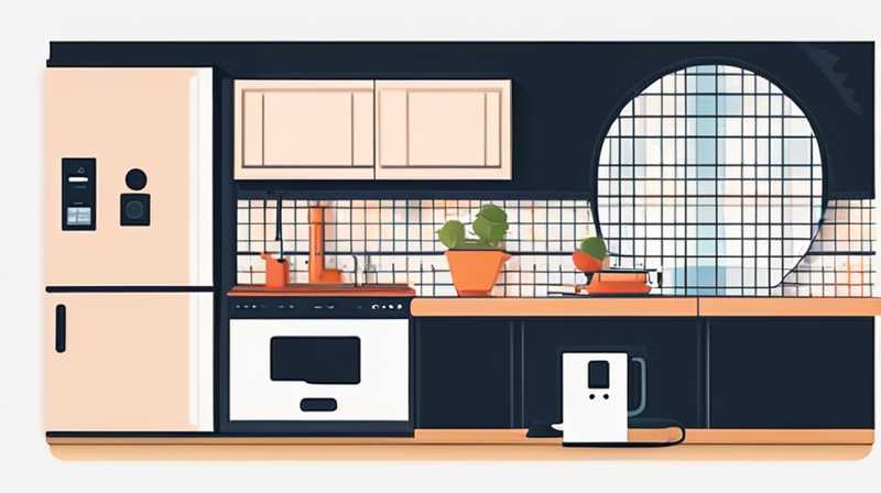 How to connect the small kitchen appliance to solar energy