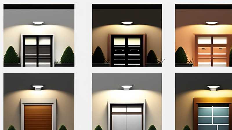 How to install the door post wall mounted solar light