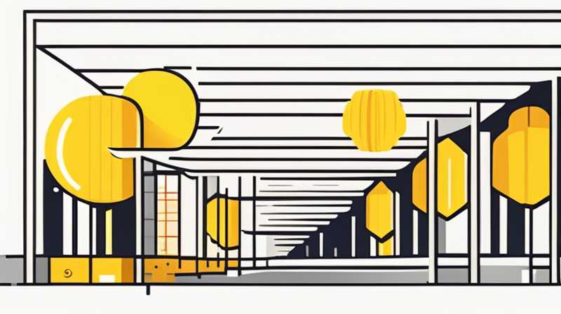 How to unify solar yellow flashing lights