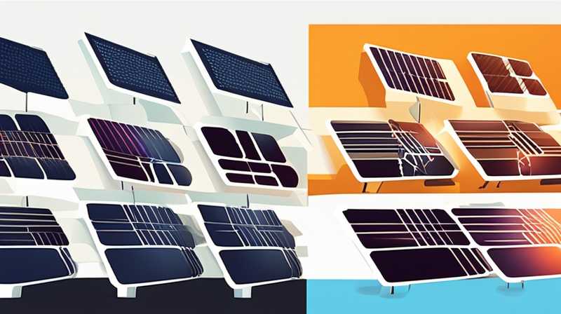 What color lights do solar panels use?