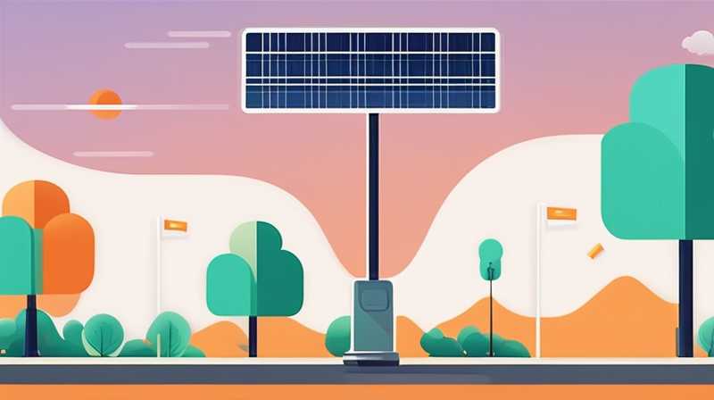 How much does it cost to install solar panel street lights?