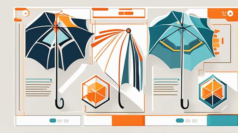 How to assemble a solar umbrella